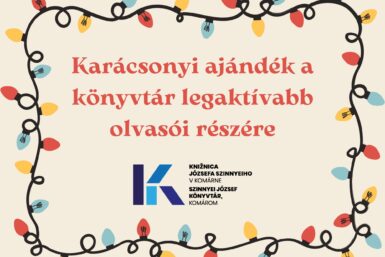 Karácsonyi ajándék a könyvtár legaktívabb olvasói részére Karácsonyi ajándék a könyvtár legaktívabb olvasói részére