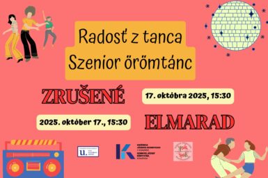 Tanec pre seniorov (ZRUŠENÉ)