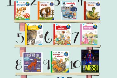 A legtöbbet kölcsönzött könyvek 2025-ben (gyermek ismeretterjesztő irodalom)