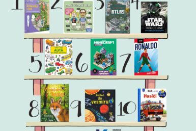 Najpožičiavanejšie knihy roka 2025 (náučná literatúra pre deti)