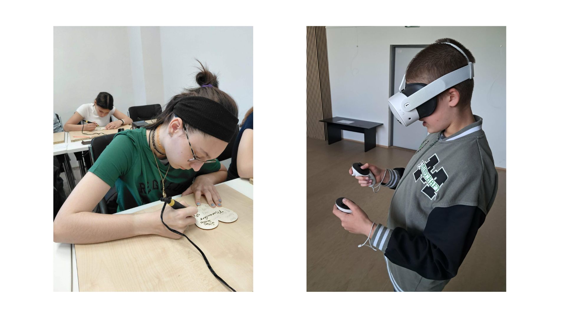 SmartLab: VR & pyrografia