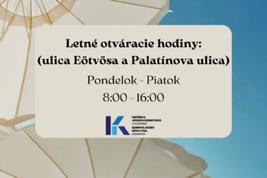 Letná prevádzka knižnice